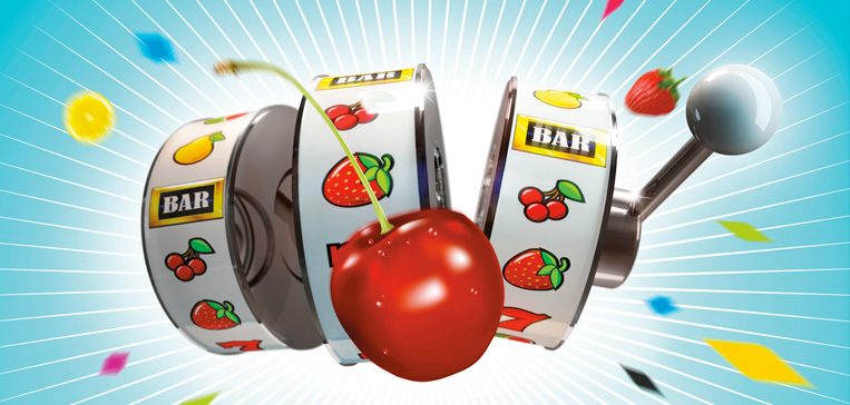 Carretes, tragaperras, cereza